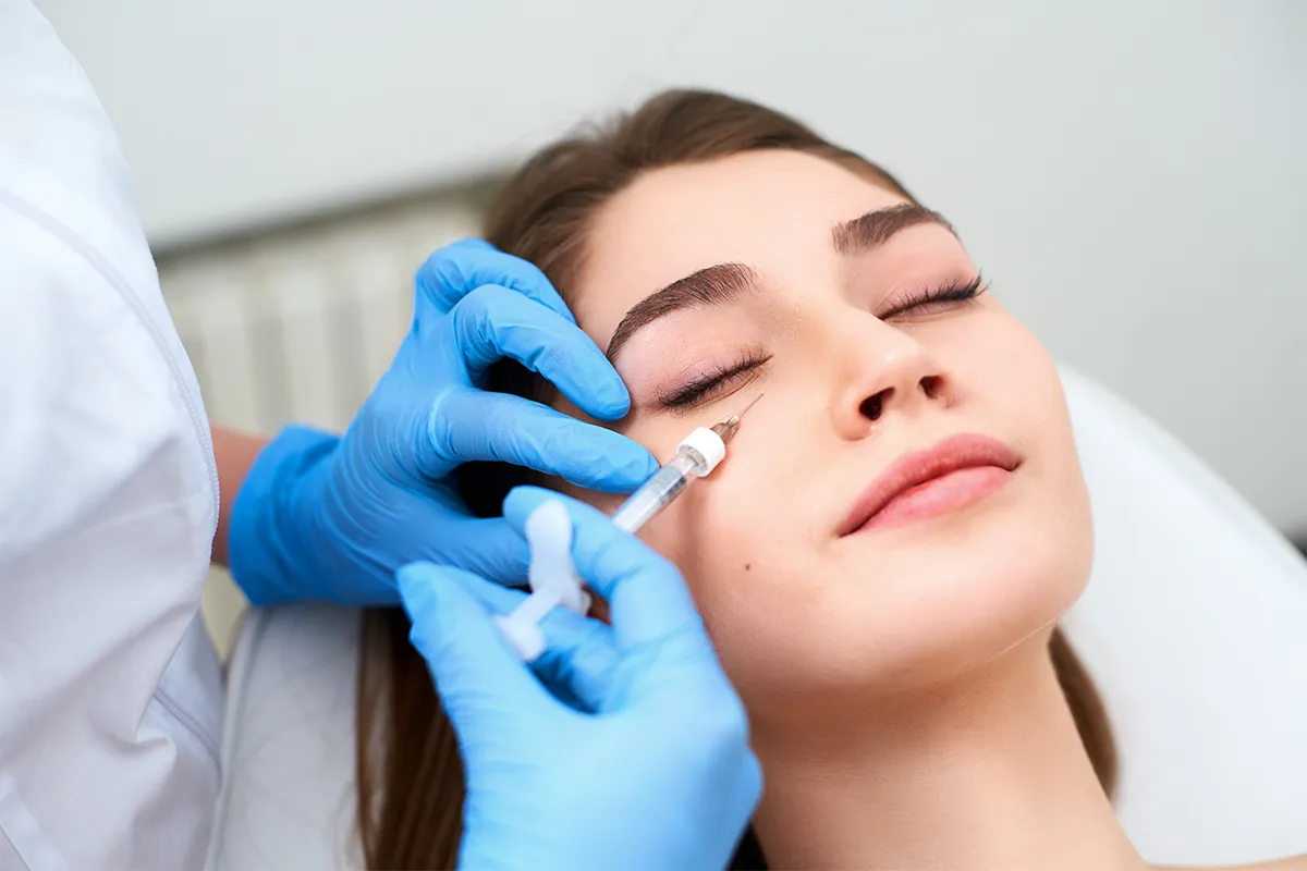 Woman receiving Hyaluronidase Injection in Goldsboro, NC at Natural Beauty Aesthetics